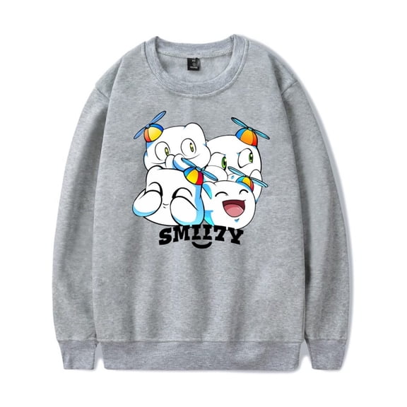 SMii7Y Merch Long Sleeve Funny New Logo Trendy Pullover Unisex Fashion Streetwear Sports Tops