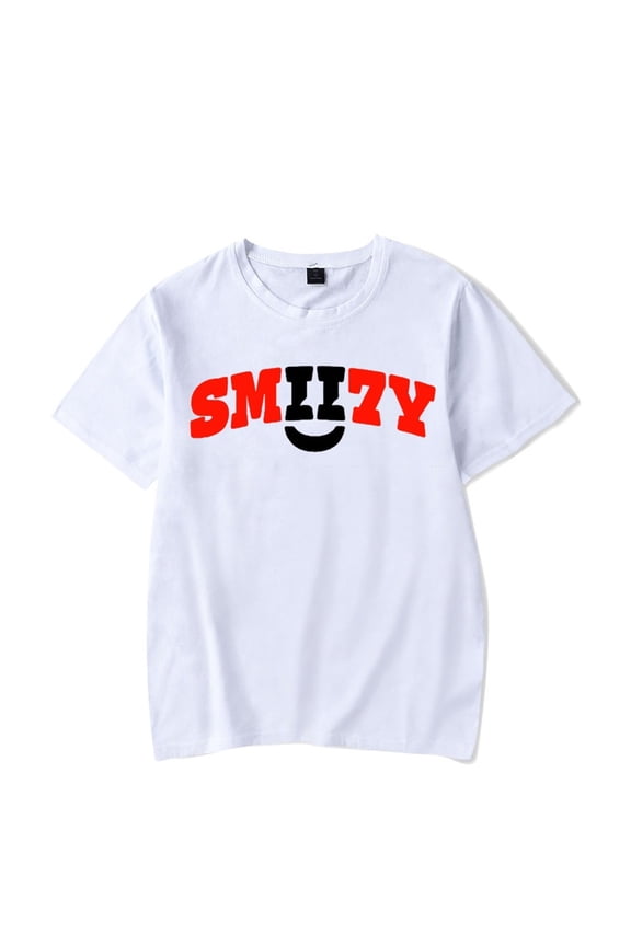 SMii7Y Merch T-shirt Fashion Casual Summer Trend 2025 Print Logo Street Short-sleeved Top Tee