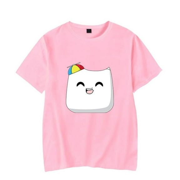 SMii7Y T-shirt With Fun Printed Short Sleeved Casual Hip-hop Round Neck Fashionable Unisex T-shirt