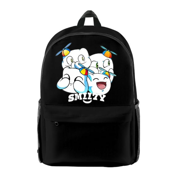 SMii7Y logo Backpacks Funny Zipper Daypack Unique Travel Bag Casual Laptop Backpack