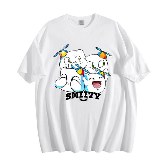 SMii7Y logo Cotton Tshirt Casual Fashion Short Sleeve Funny Tops Tees Unique Pullover