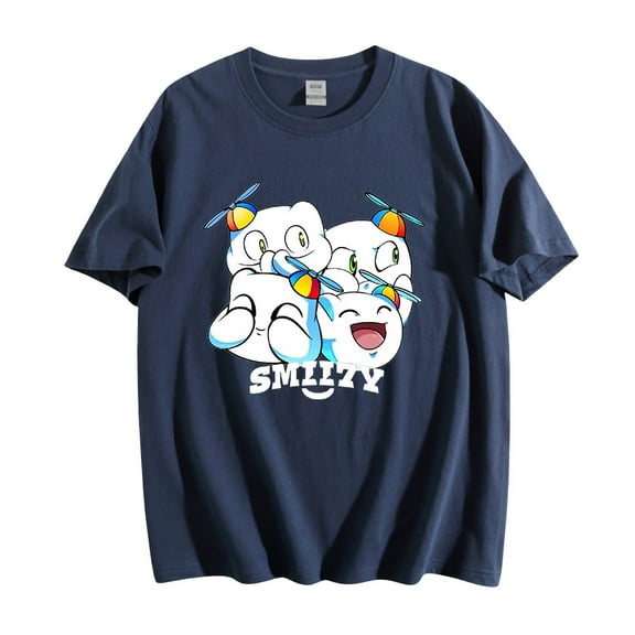 SMii7Y logo Cotton Tshirt Casual Fashion Short Sleeve Funny Tops Tees Unique Pullover