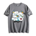 thumbnail image 1 of SMii7Y logo Cotton Tshirt Casual Fashion Short Sleeve Funny Tops Tees Unique Pullover, 1 of 2