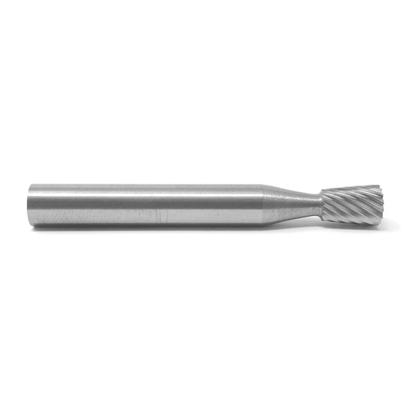 SN-1 Single Cut Inverted Taper 1/4" x 5/16" Carbide Burr Bur Tool Die Grinder Bit 1/4" Shank