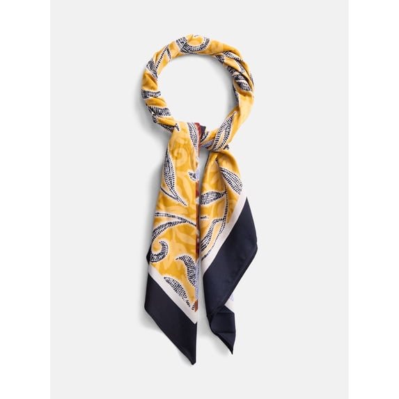 Scenario Women's Printed Square Scarf, Batik Floral