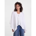 thumbnail image 1 of Scenario Women's Button Front Ruana, Mid-weight, Sizes S-XL, 1 of 6