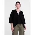 thumbnail image 1 of Scenario Women's Button Front Ruana, Mid-weight, Sizes S-XL, 1 of 6