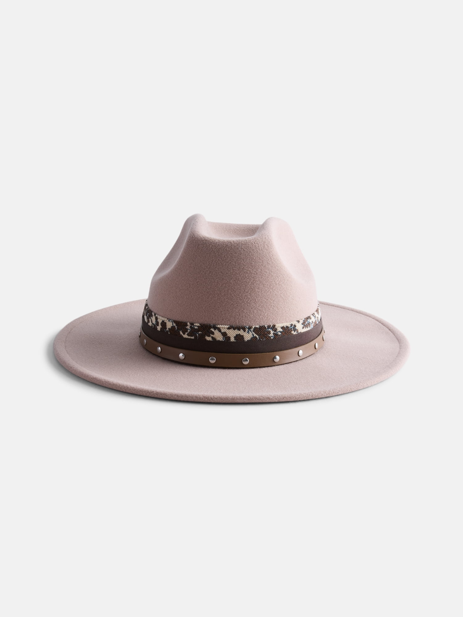 Scenario Women's Cattleman Fedora Hat, Deep Taupe
