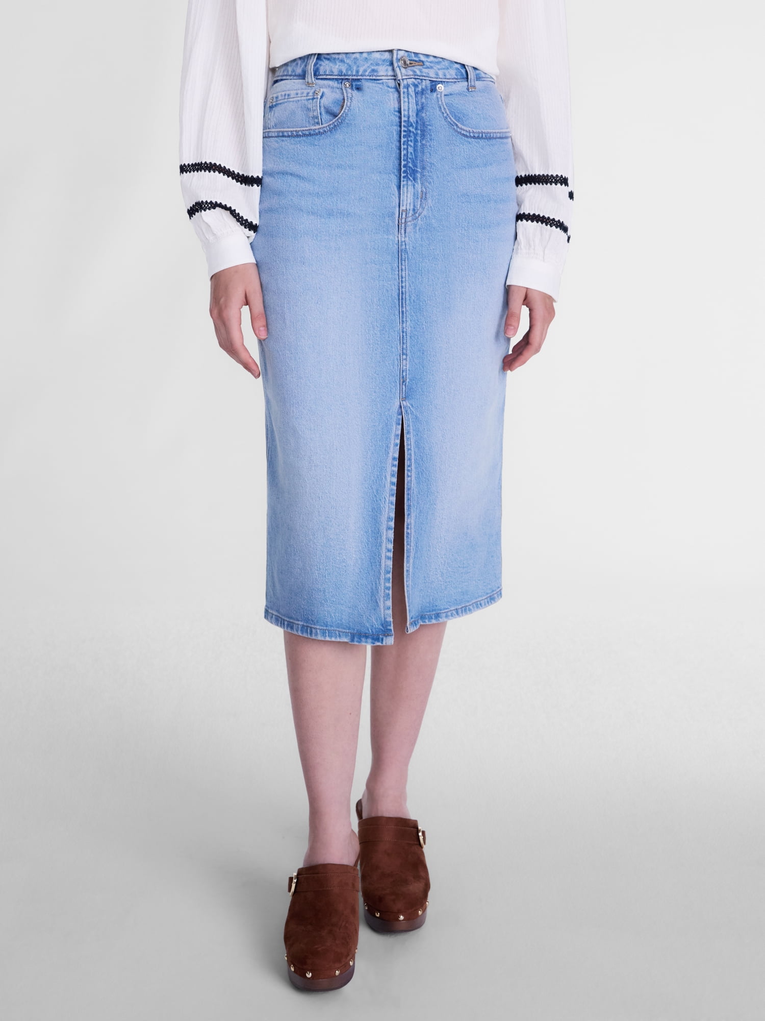 Scenario Women's Denim Skirt, Sizes 0-20