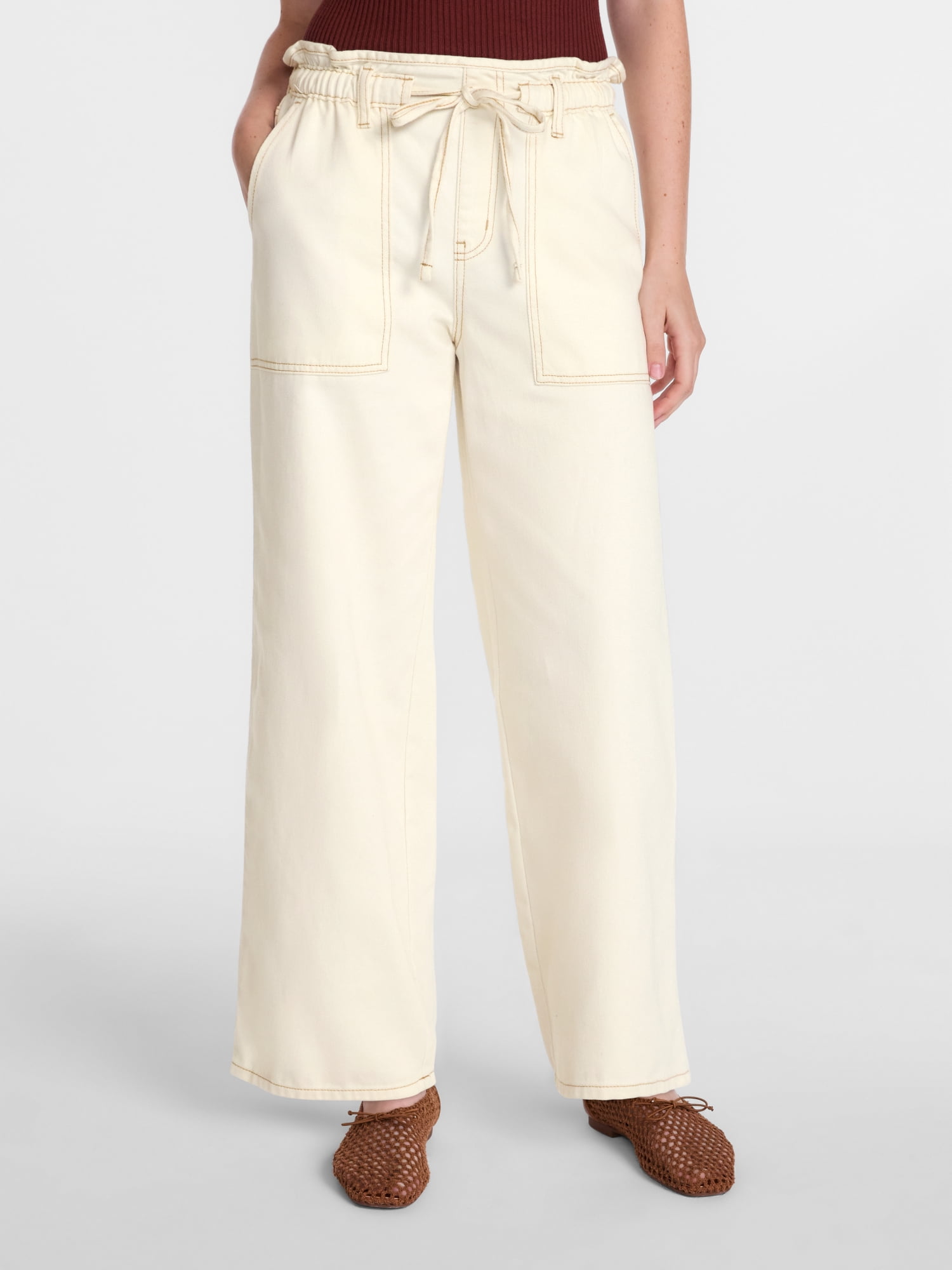 Scenario Women's Drapey Denim Jeans, Sizes XS-XXXL