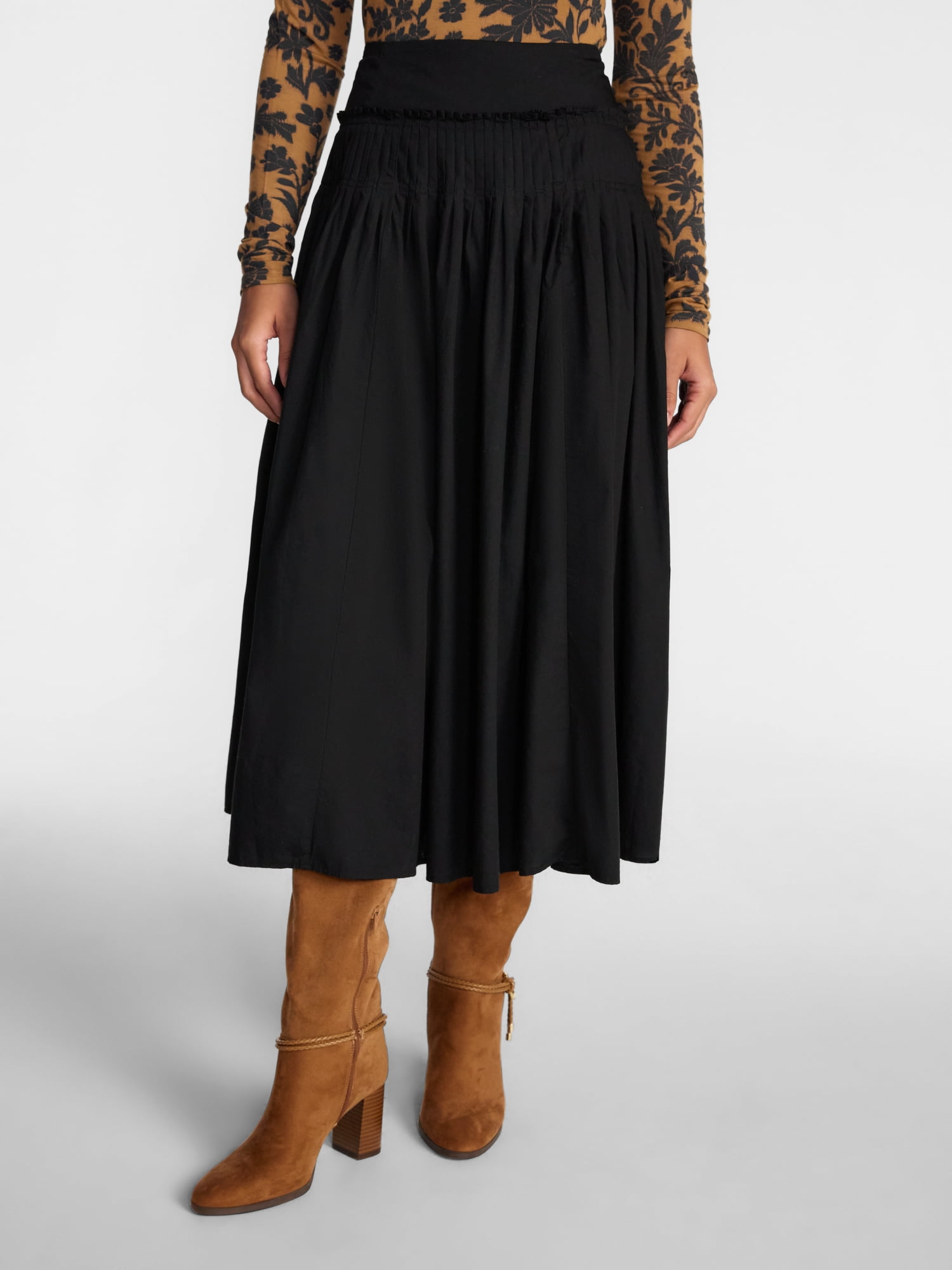 Scenario Women's and Women's Plus Drop Waist Skirt, Sizes 0-28W