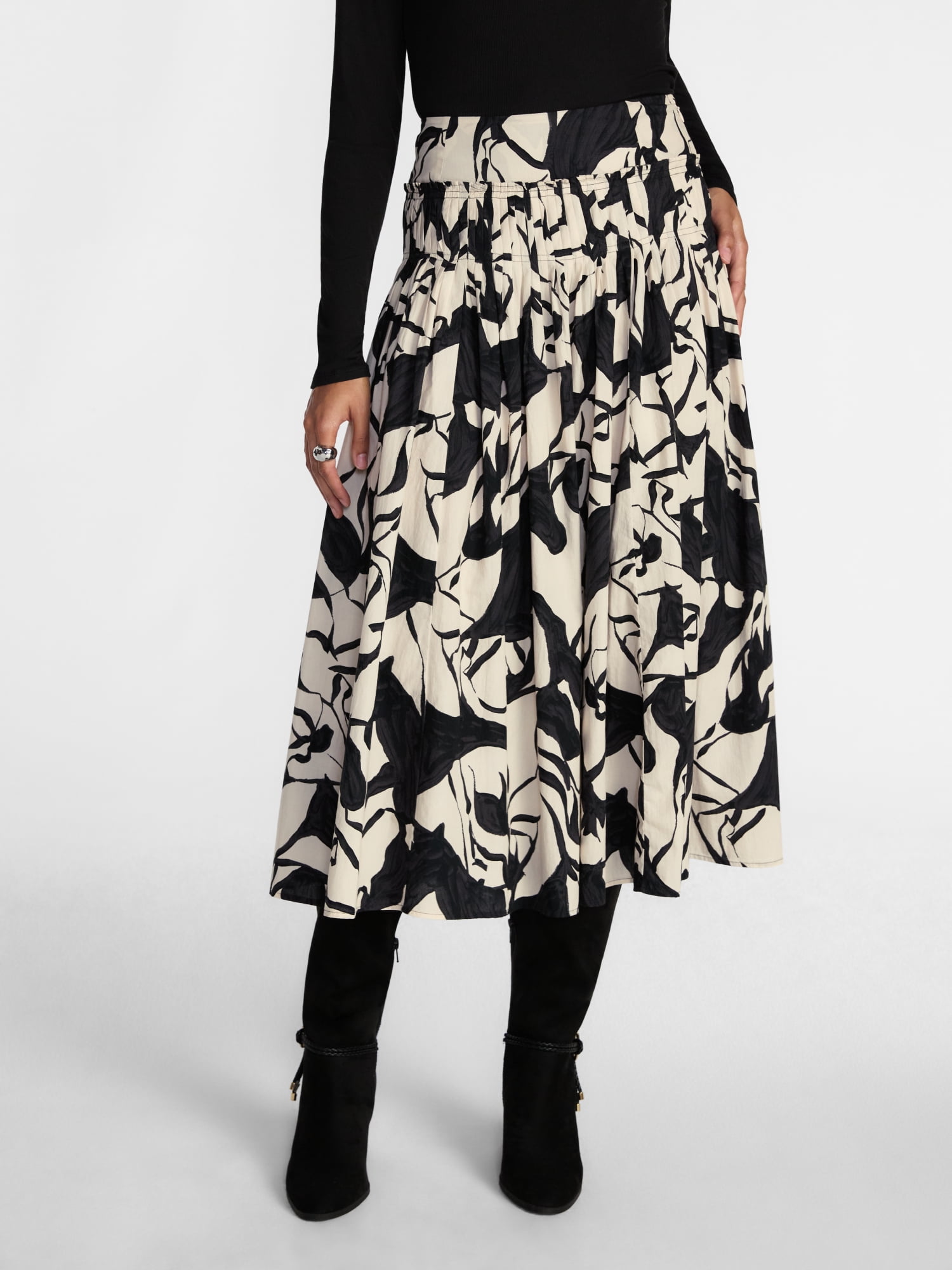 Scenario Women's and Women's Plus Drop Waist Skirt, Sizes 0-28W