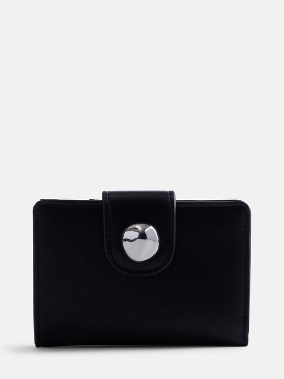 Women's Tab Indexer Wallet, Black