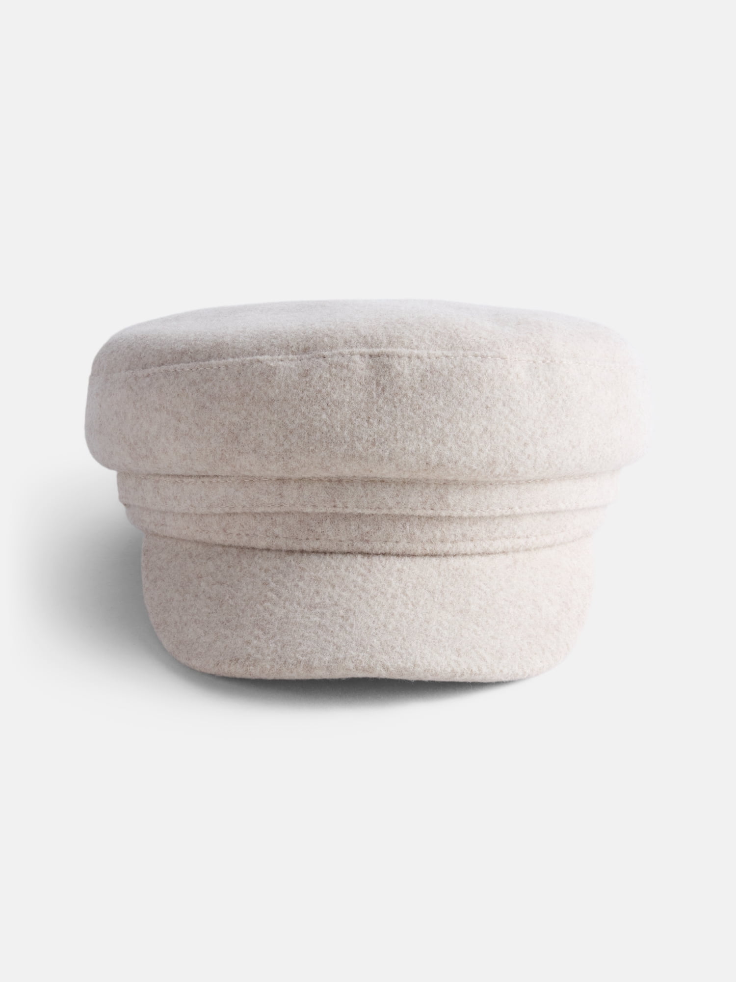 Scenario Women's Felt Captain Hat, Cream