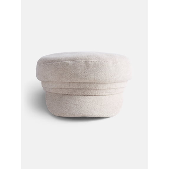 Scenario Women's Felt Captain Hat, Cream