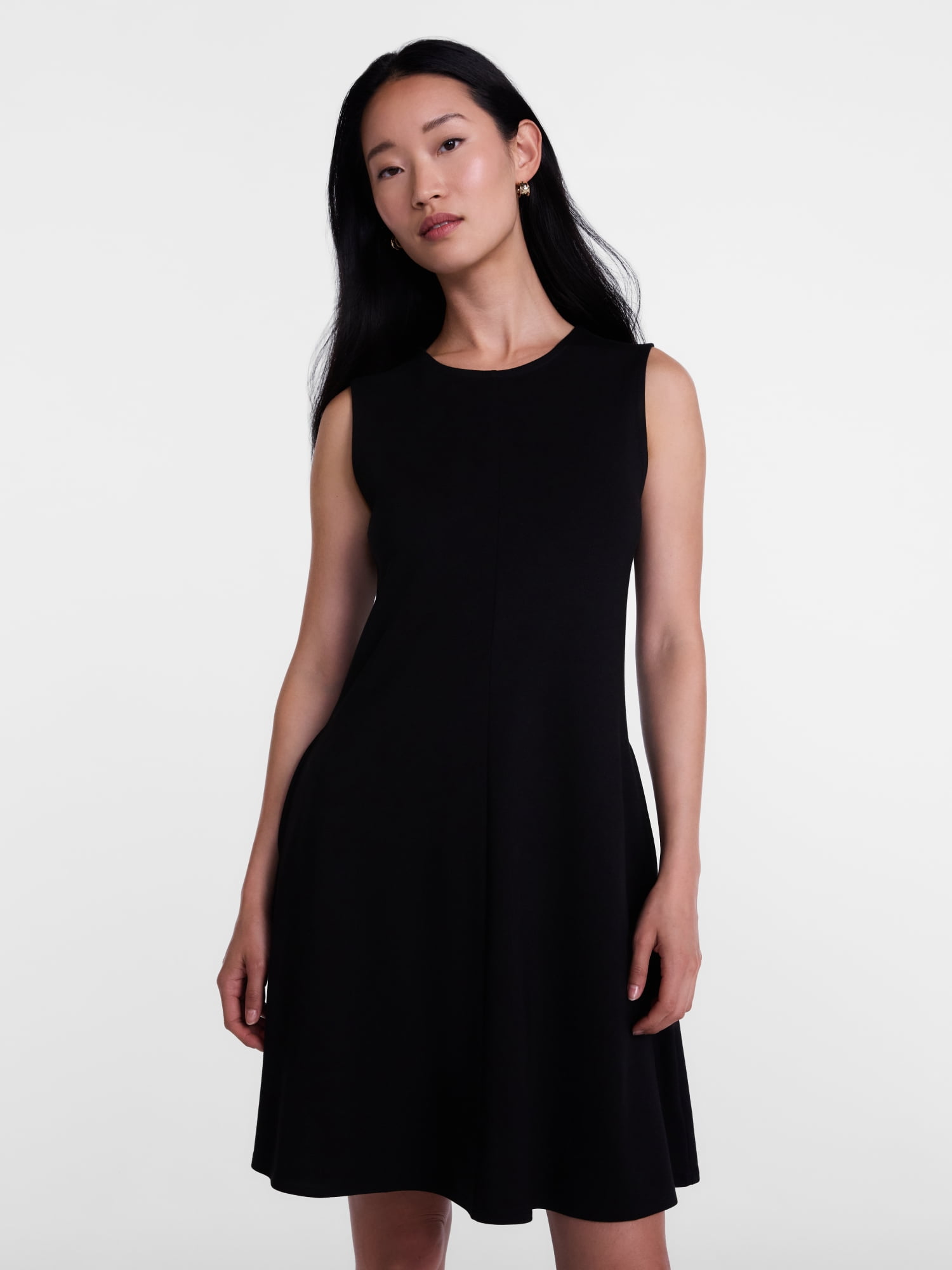 Scenario Women's and Women's Plus Fit and Flare Mini Dress, Sizes XS-4X