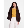 thumbnail image 1 of Scenario Women's and Women's Plus Zip Front Fleece Hoodie Jacket, Sizes XS-4X, 1 of 7