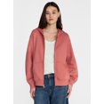 thumbnail image 1 of Scenario Women's and Women's Plus Zip Front Fleece Hoodie Jacket, Sizes XS-4X, 1 of 6