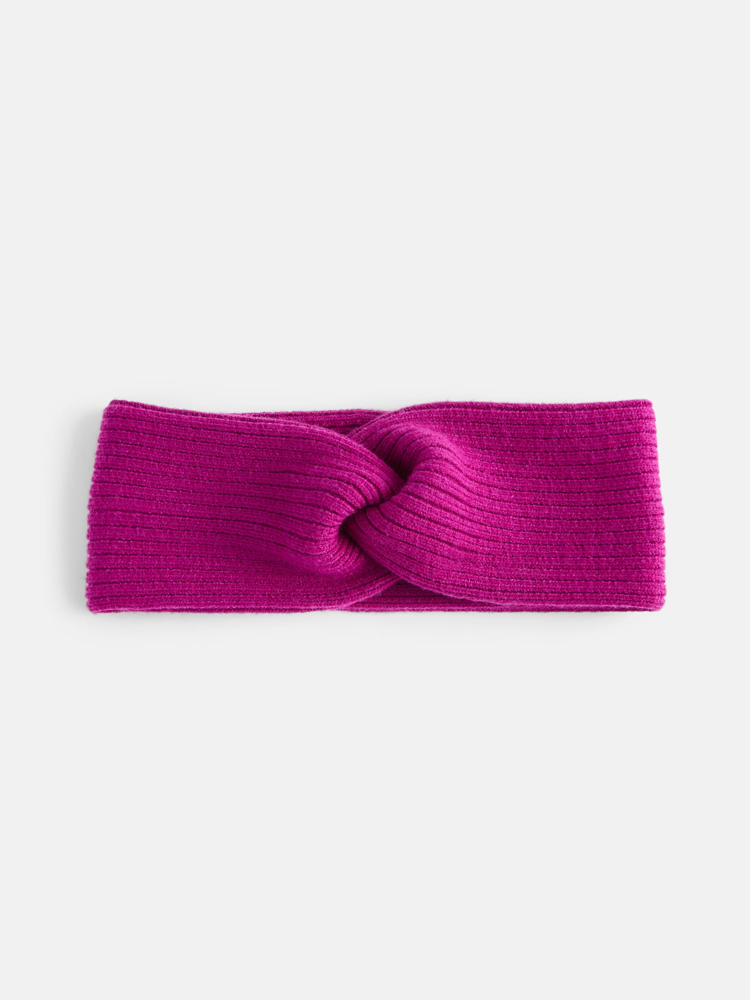 Scenario Women's Knit Twist Headwrap, Berry Bright