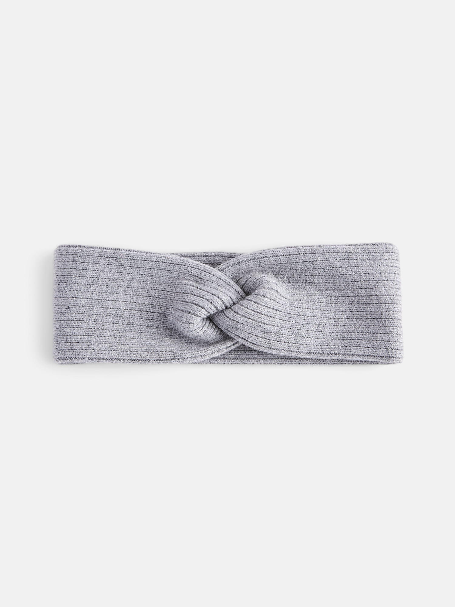 Scenario Women's Knit Twist Headwrap, Medium Grey Heather