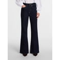 thumbnail image 1 of Scenario Women's High Rise Flare Denim Jeans, Sizes 0-20, 1 of 9