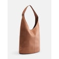 thumbnail image 1 of Scenario Women's Faux Suede Bucket Bag, Autumn Brown, 1 of 5