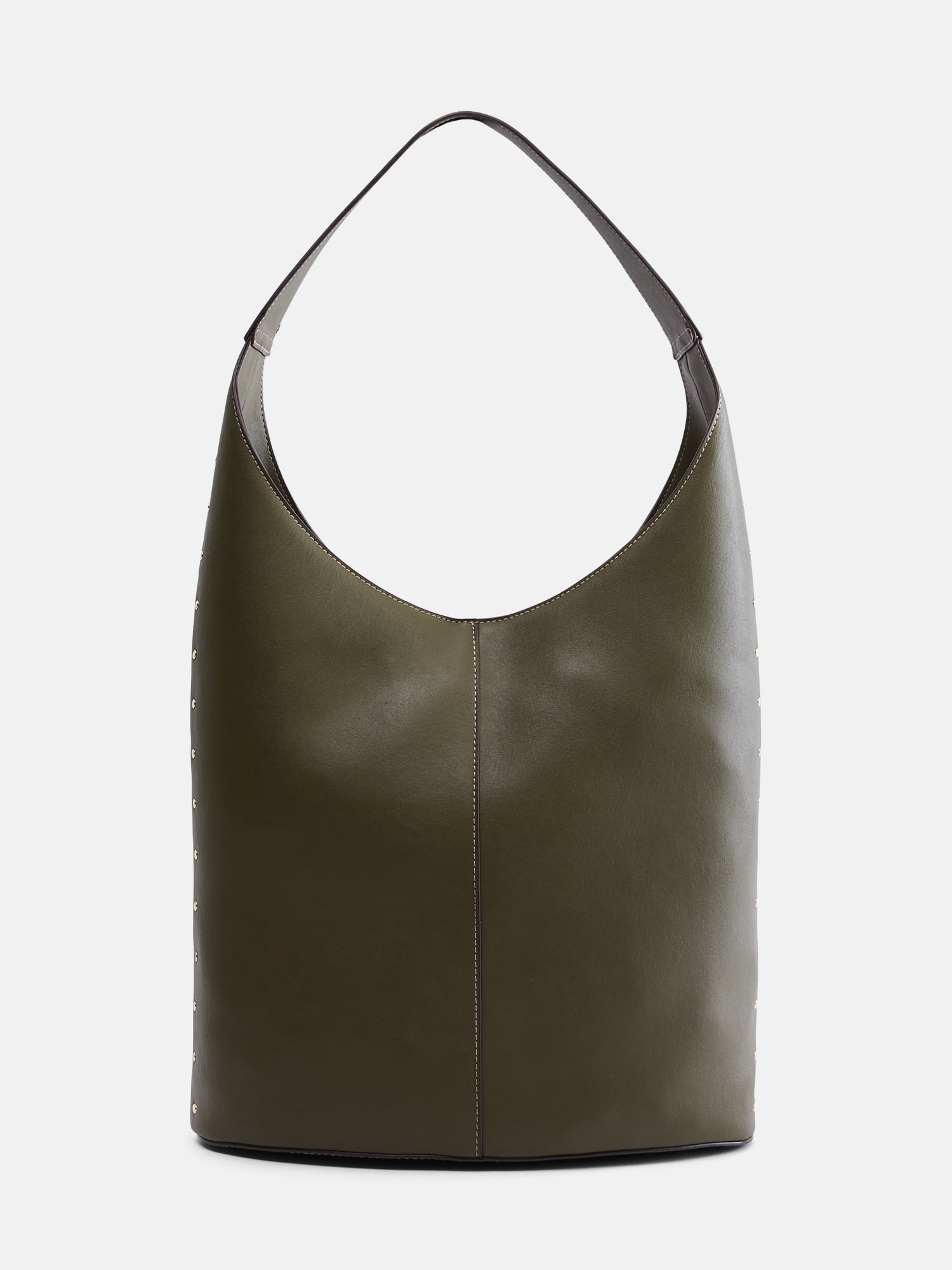 Scenario Women's Faux Leather Bucket Bag, Burnt Olive