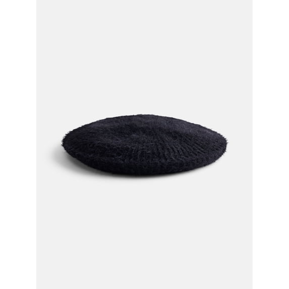 Scenario Women's Knit Beret, Black