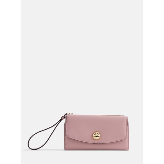 Scenario Women's Bulk Clutch Wallet, Mystic Rose