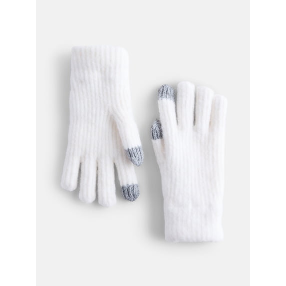 Scenario Women's Lined Gloves, Winter White