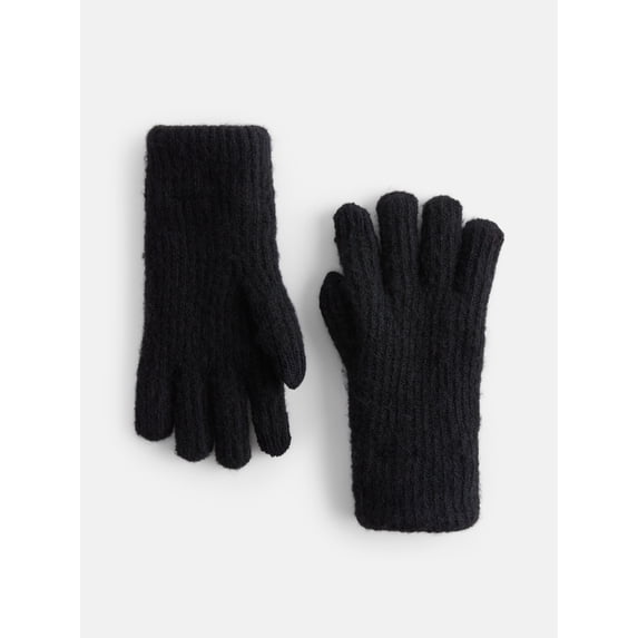 Scenario Women's Lined Gloves, Black Soot
