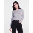 thumbnail image 1 of Scenario Women's Oversized Tee with Long Sleeves, Sizes XS-XXXL, 1 of 6