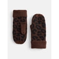 thumbnail image 1 of Scenario Women's Knit Mittens, Brown Stallion, 1 of 4