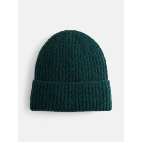 Scenario Women's Rib Knit Beanie, Green