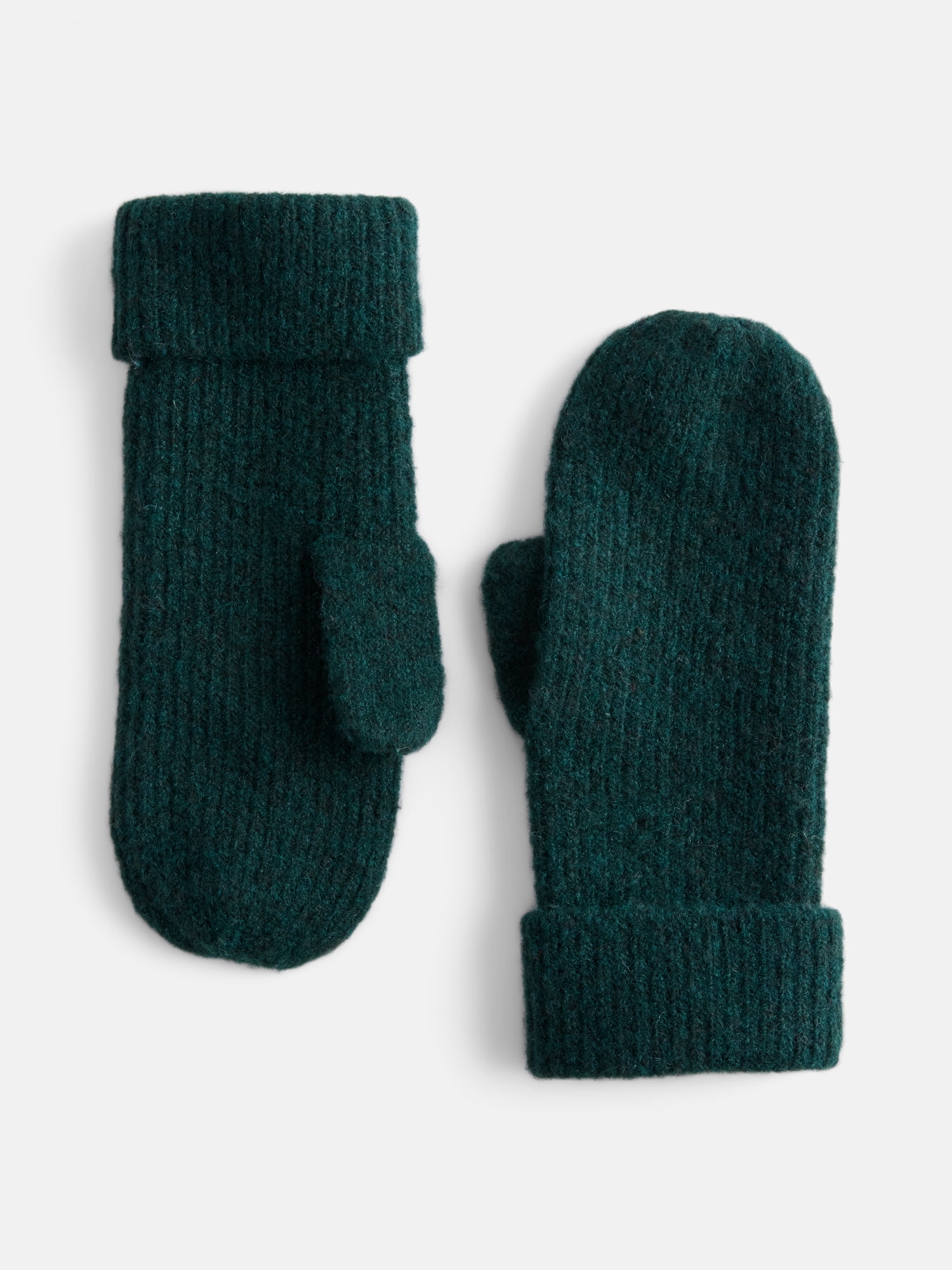 Scenario Women's Rib Mittens, Green