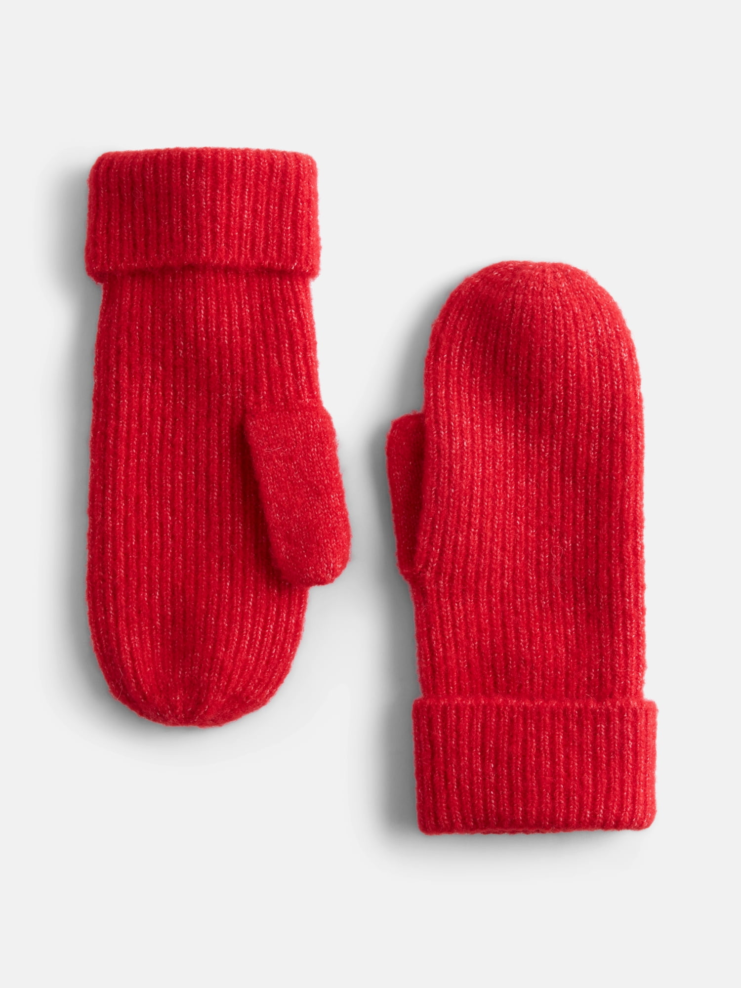 Scenario Women's Rib Mittens, Red Rooster