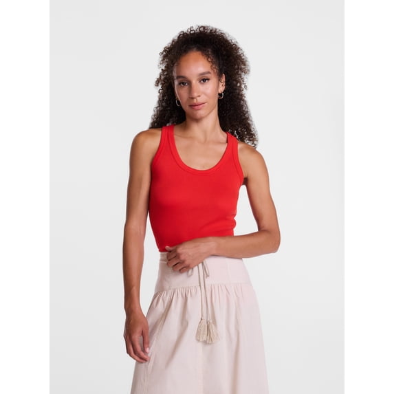 Scenario Women's Rib Tank Top, Sizes XS-XXXL