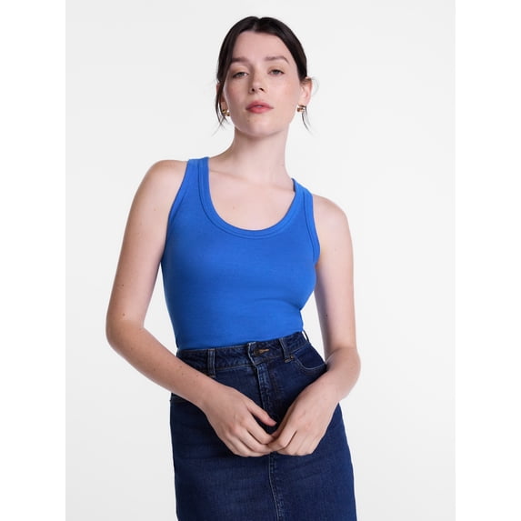 Scenario Women's Rib Tank Top, Sizes XS-XXXL
