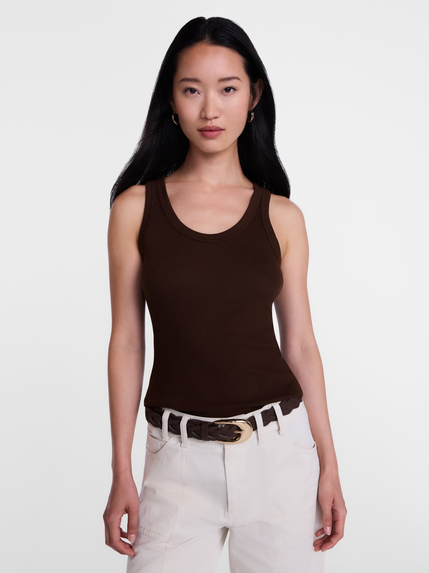 Scenario Women's Rib Tank Top, Sizes XS-XXXL