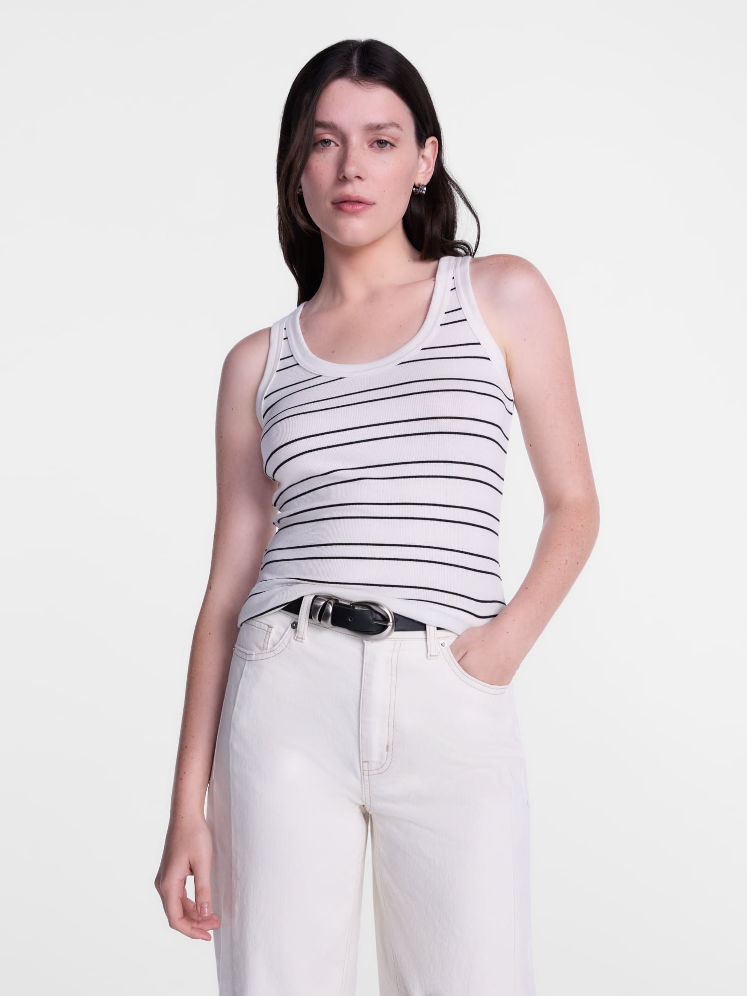 Scenario Women's Rib Tank Top, Sizes XS-XXXL