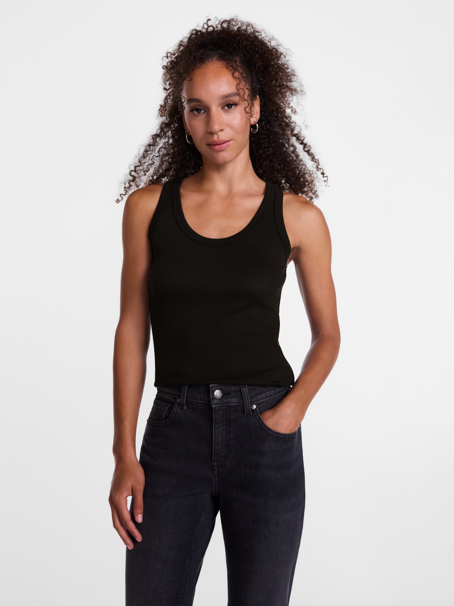 Scenario Women's Rib Tank Top, Sizes XS-XXXL