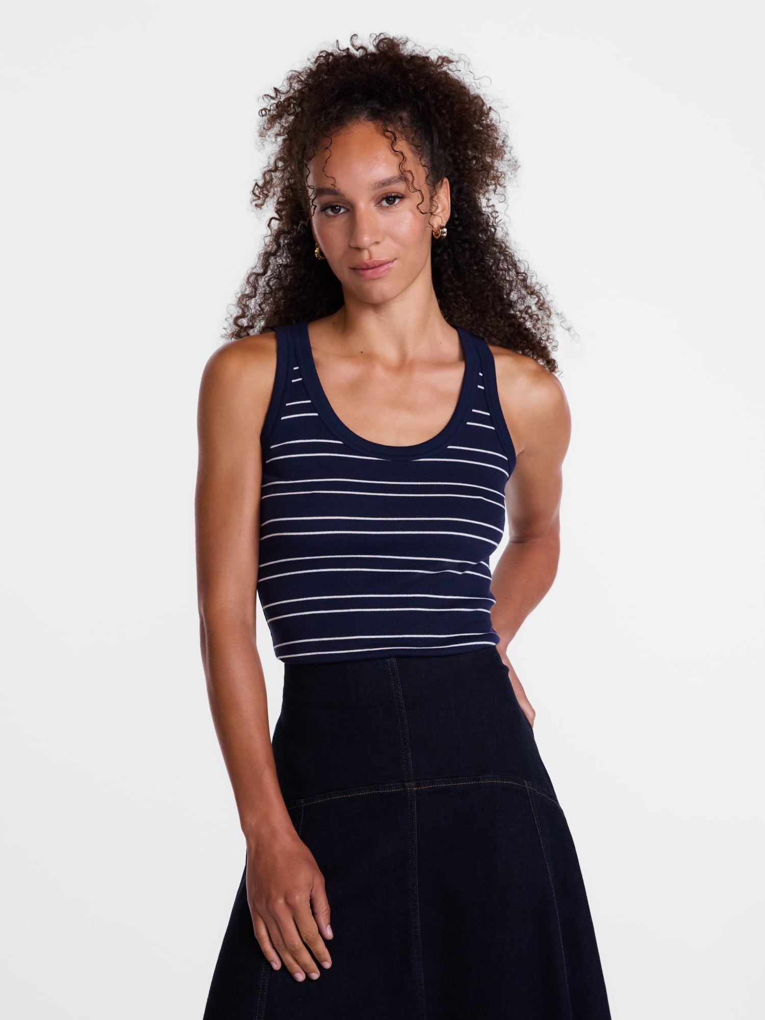 Scenario Women's Rib Tank Top, Sizes XS-XXXL