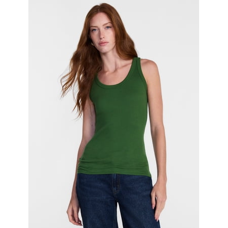 Scenario Women's Rib Tank Top, Sizes XS-XXXL