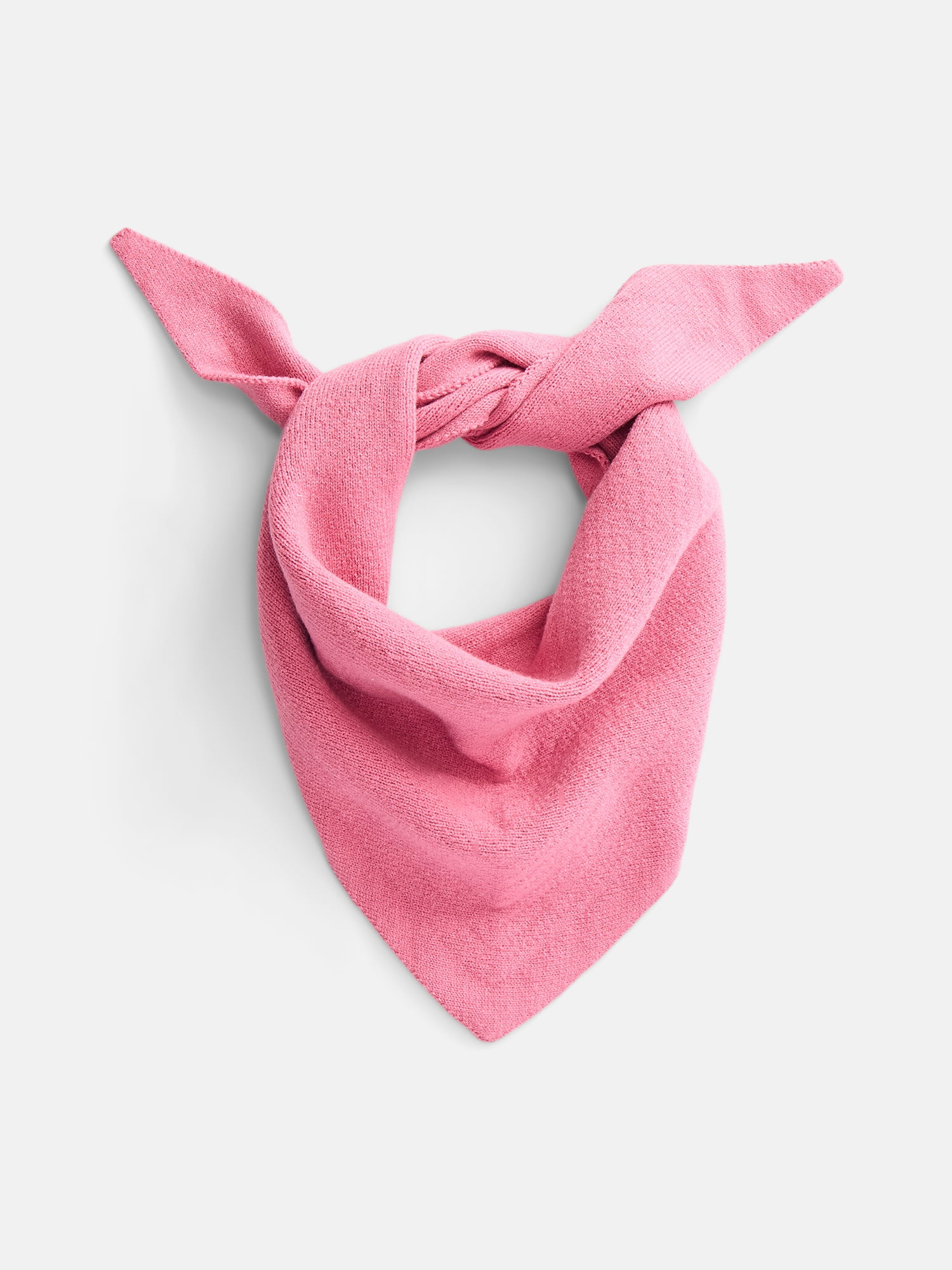Scenario Women's Solid Knit Kite Scarf, Fanciful Pink