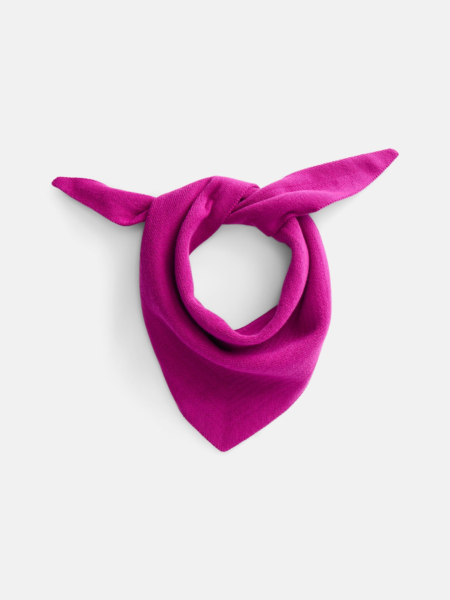 Scenario Women's Solid Knit Kite Scarf, Berry Bright
