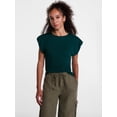 thumbnail image 1 of Scenario Women's and Women's Plus Tee with Short Bubble Cap Sleeves, Sizes XS-4X, 1 of 6