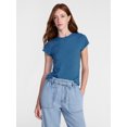 thumbnail image 1 of Scenario Women's and Women's Plus Tee with Short Cap Sleeves, Sizes XS-4X, 1 of 5