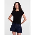thumbnail image 1 of Scenario Women's and Women's Plus Tee with Short Cap Sleeves, Sizes XS-4X, 1 of 6