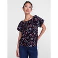 thumbnail image 1 of Scenario Women's Puff Sleeve Top, Sizes XS-XXXL, 1 of 6