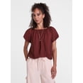 thumbnail image 1 of Scenario Women's Puff Sleeve Top, Sizes XS-XXXL, 1 of 6